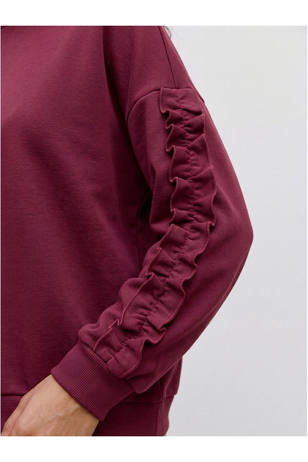 VMMOLDA L/S SWEATSHIRT JRS BTQ - ΚΟΚΚΙΝΟ