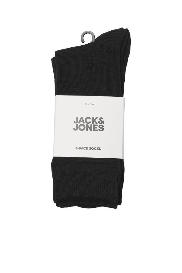 JACBLACK FRIDAY SOCKS 3 PACK - ΜΑΥΡΟ