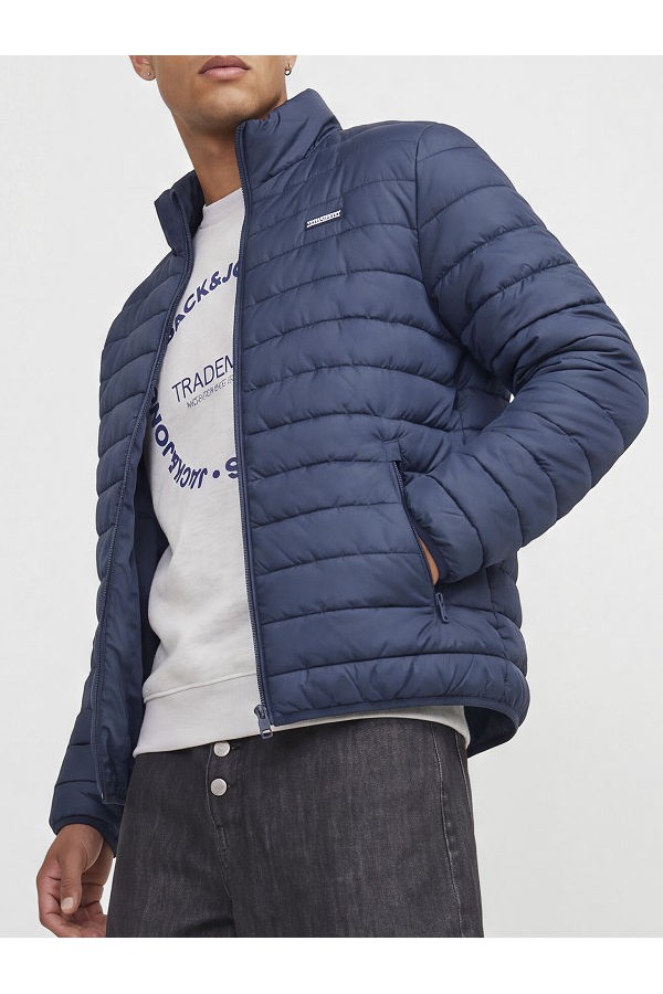 JJELVIS LIGHT PUFFER COLLAR - ΜΠΛΕ