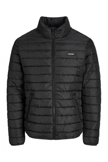 JJELVIS LIGHT PUFFER COLLAR - ΜΑΥΡΟ