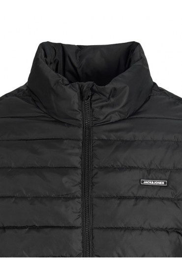 JJELVIS LIGHT PUFFER COLLAR - ΜΑΥΡΟ