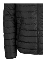 JJELVIS LIGHT PUFFER COLLAR - ΜΑΥΡΟ