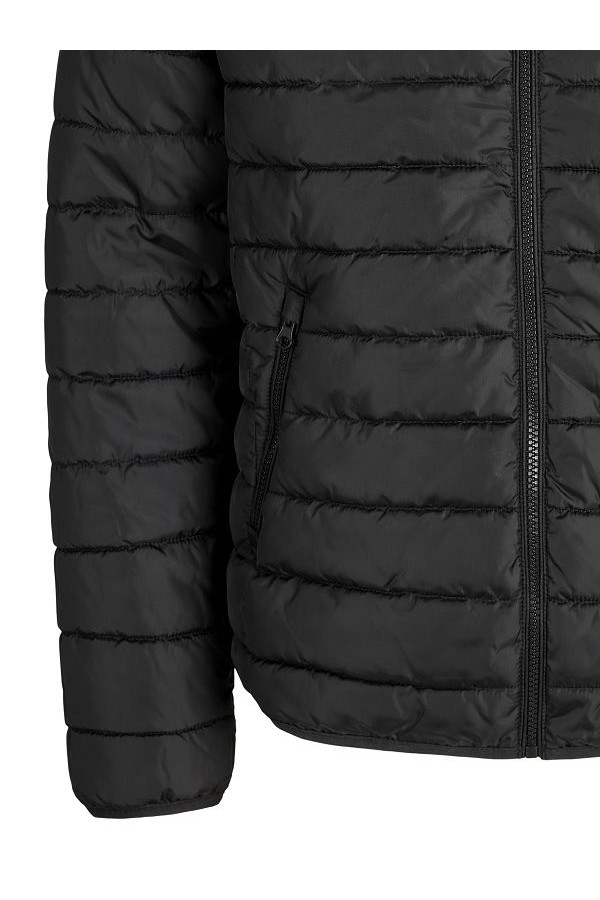 JJELVIS LIGHT PUFFER COLLAR - ΜΑΥΡΟ