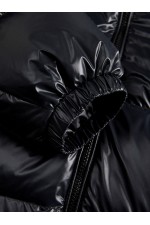 JCOCLUB SHINY PUFFER JACKET BF LN - ΜΑΥΡΟ