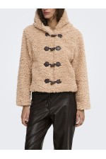 ONLEIRA TEDDY DUFFLE JACKET OTW - ΜΠΕΖ