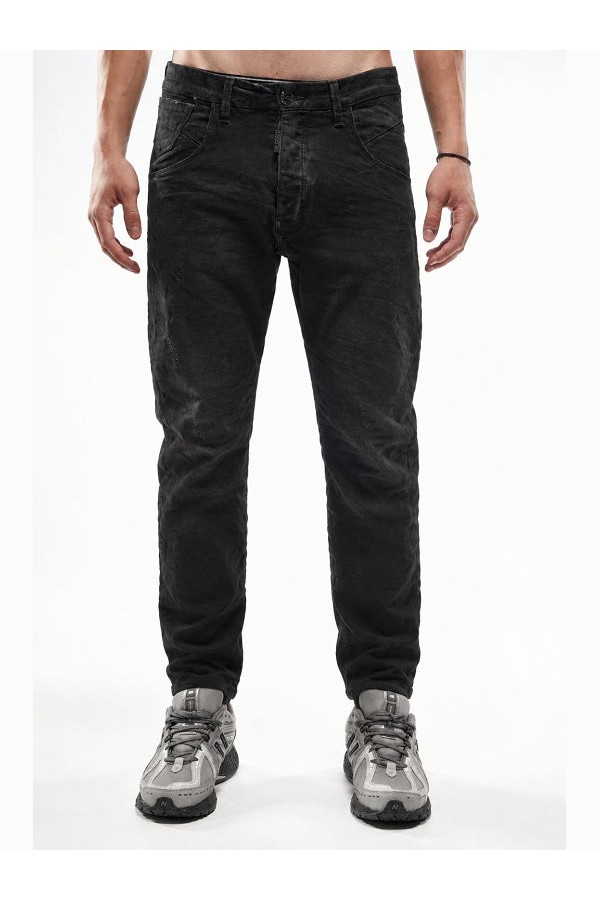 TOKYO JEAN PANT MENS - ΜΑΥΡΟ