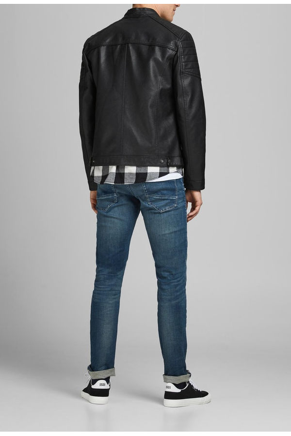 JJEROCKY JACKET NOOS - ΜΑΥΡΟ