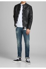 JJEROCKY JACKET NOOS - ΜΑΥΡΟ
