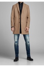 JPRMOULDER WOOL COAT STS - ΧΑΚΙ