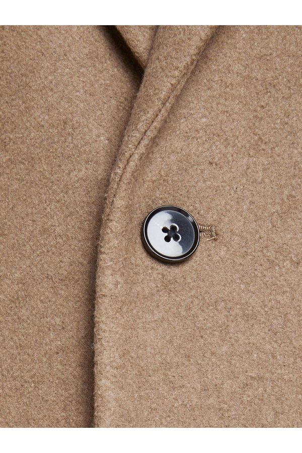 JPRMOULDER WOOL COAT STS - ΧΑΚΙ