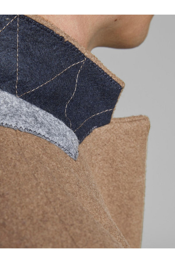 JPRMOULDER WOOL COAT STS - ΧΑΚΙ