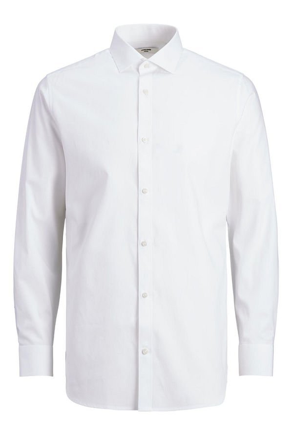 JPRBLAROYAL SHIRT L/S NOOS - ΛΕΥΚΟ