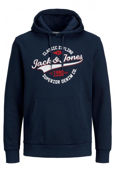 JJELOGO SWEAT HOOD 2 COL 21/22 NOOS PS - ΜΠΛΕ