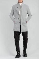 COAT MENS - ΓΚΡΙ