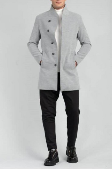 COAT MENS - ΓΚΡΙ