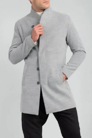 COAT MENS - ΓΚΡΙ