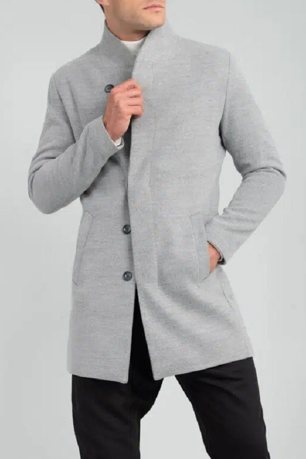 COAT MENS - ΓΚΡΙ