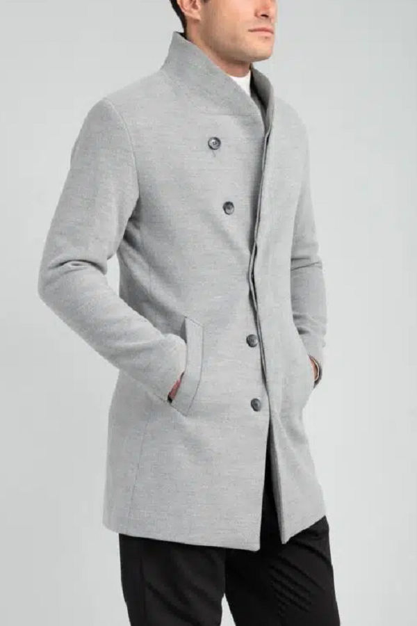 COAT MENS - ΓΚΡΙ