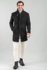 COAT MENS - ΜΑΥΡΟ