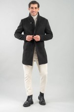COAT MENS - ΜΑΥΡΟ