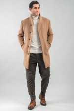 COAT MENS - ΚΑΜΕΛ