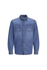 JREBAUSTIN SHIRT MF - ΜΠΛΕ
