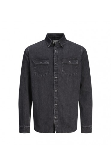 JREBAUSTIN SHIRT MF - ΜΑΥΡΟ