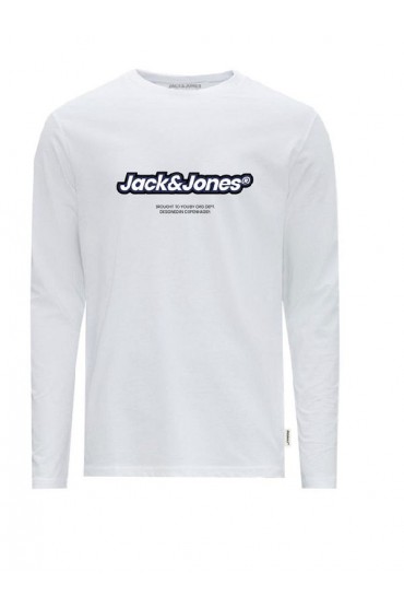 JORVESTERBRO NEWTON BRANDING TEE LS CN - ΛΕΥΚΟ