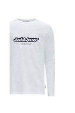 JORVESTERBRO NEWTON BRANDING TEE LS CN - ΛΕΥΚΟ