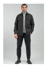  OVERSHIRT - ΜΑΥΡΟ