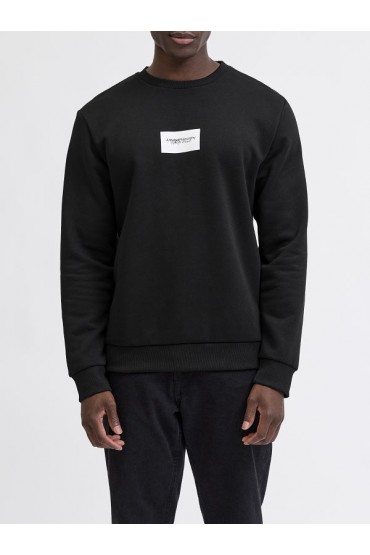 JREBDUKE SWEAT CREW NECK - ΜΑΥΡΟ