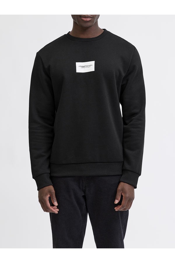 JREBDUKE SWEAT CREW NECK - ΜΑΥΡΟ