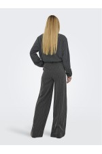 ONLSIGA LIFE HW HB RHINE WIDE PANT TLR - ΓΚΡΙ