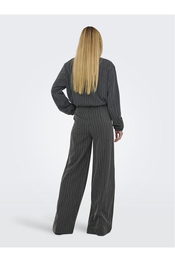 ONLSIGA LIFE HW HB RHINE WIDE PANT TLR - ΓΚΡΙ