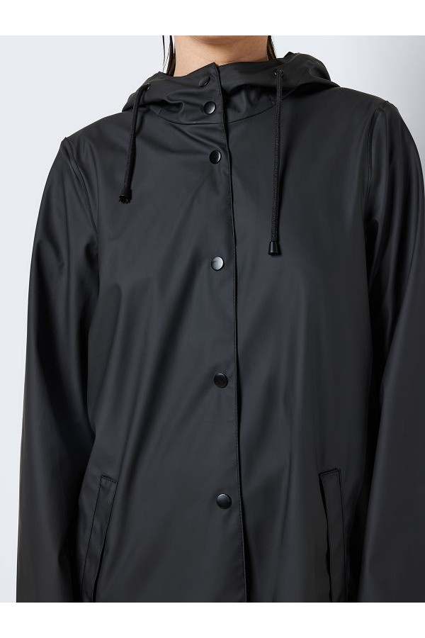 NMSKY L/S A-LINE RAINCOAT NOOS - ΜΑΥΡΟ