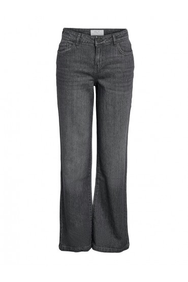 NMNILA LW WIDE JEANS AZ421DG NOOS - ΓΚΡΙ