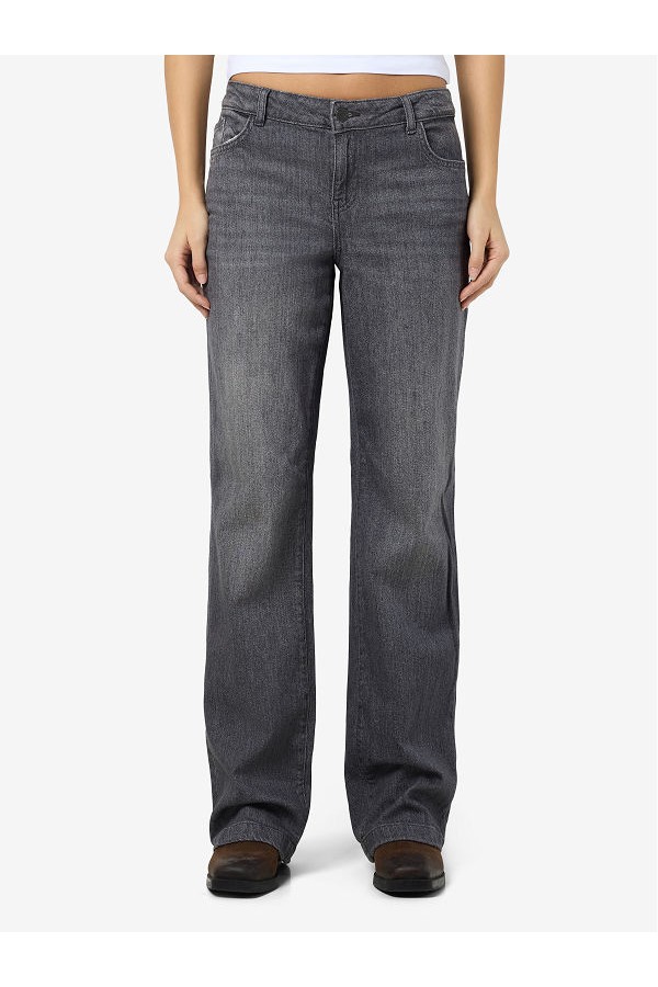 NMNILA LW WIDE JEANS AZ421DG NOOS - ΓΚΡΙ