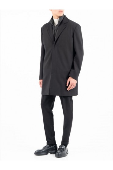 COAT MENS - ΜΑΥΡΟ