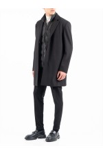 COAT MENS - ΜΑΥΡΟ