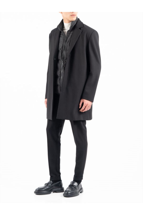 COAT MENS - ΜΑΥΡΟ