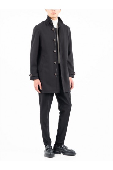 COAT MENS - ΜΑΥΡΟ