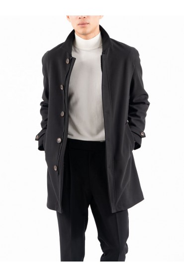 COAT MENS - ΜΑΥΡΟ