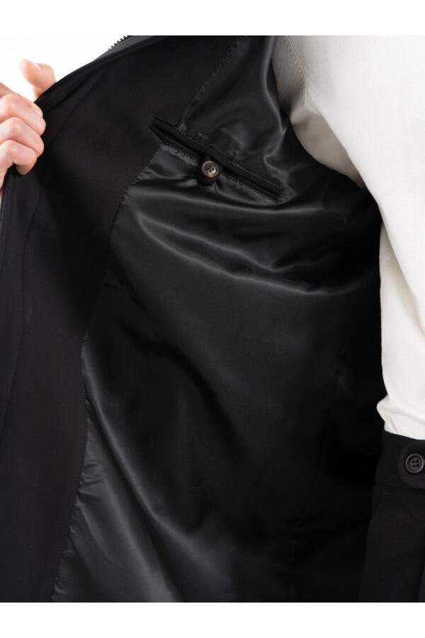 COAT MENS - ΜΑΥΡΟ