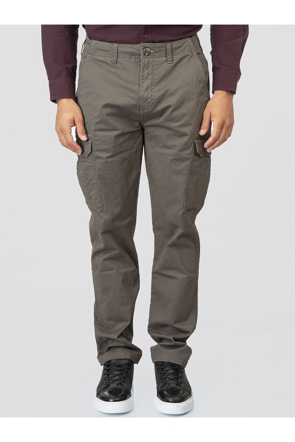 CARGO PANTS - ΓΚΡΙ