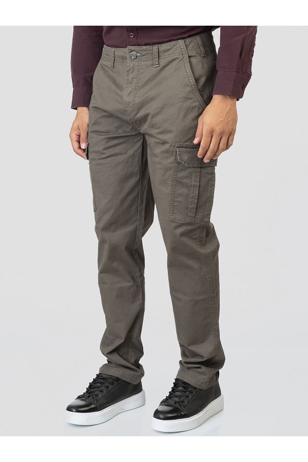 CARGO PANTS - ΓΚΡΙ