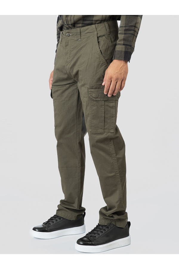 CARGO PANTS - ΧΑΚΙ
