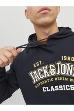 JJELOGO SWEAT HOOD 2 COL 23/24 NOOS - ΜΠΛΕ