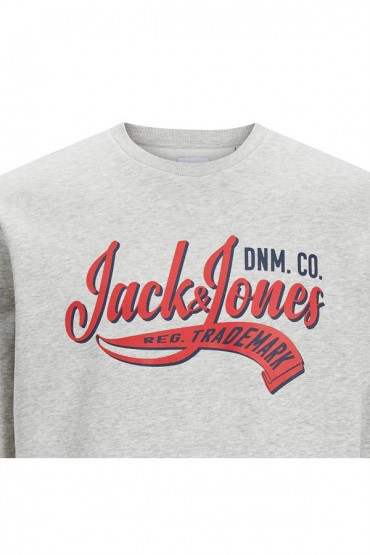 JJLOGO SWEAT CREW NECK 2 COL - ΓΚΡΙ