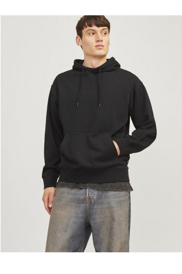 JJECHARGE SWEAT HOOD NOOS - ΜΑΥΡΟ