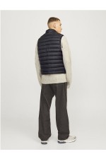JJESPRINT BODYWARMER COLLAR NOOS - ΜΑΥΡΟ